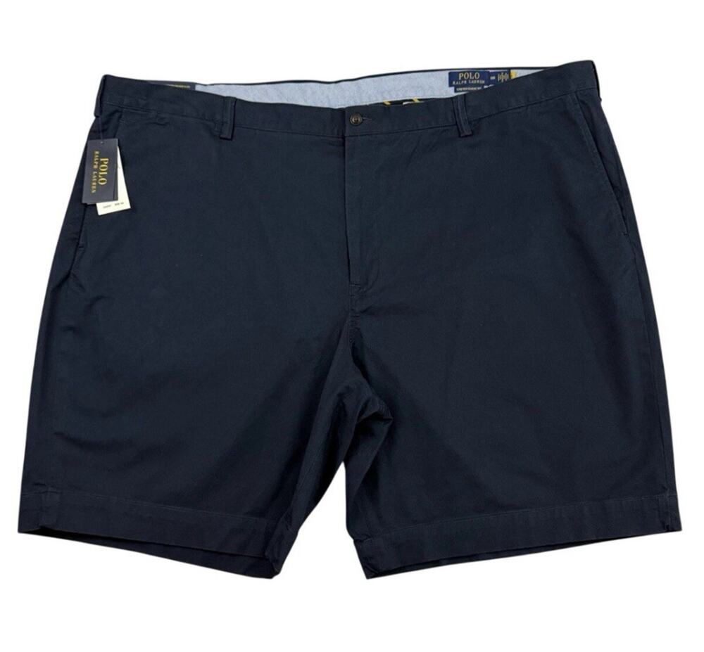 Polo Ralph Lauren Shorts Mens 50B Blue Chino Stretch Classic Fit 9”‎ Inseam NEW